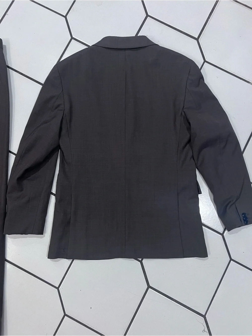 Zara Men's Brown Two-Piece Suit Jacket & Pants Size 36